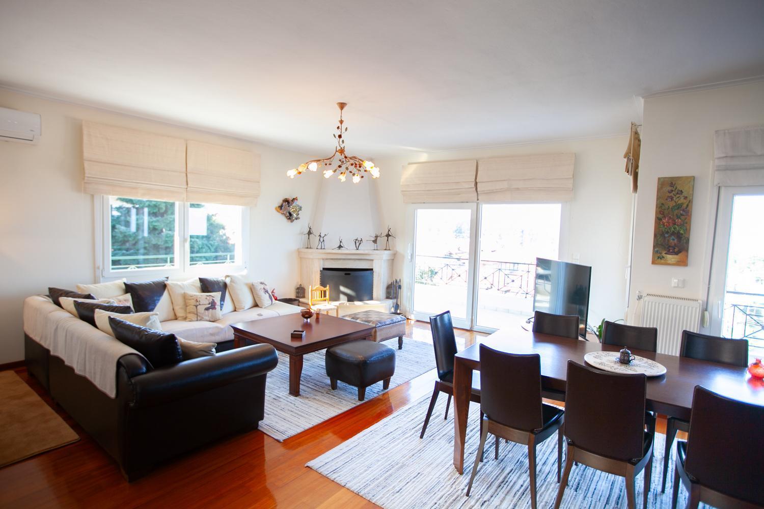 Rodon Apartment With Great View, Sauna And Jacuzzi Litochoro Exterior photo