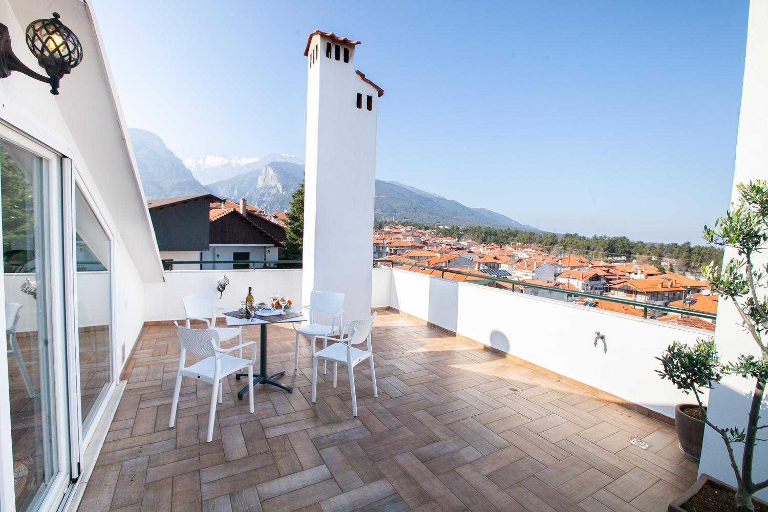 Rodon Apartment With Great View, Sauna And Jacuzzi Litochoro Exterior photo