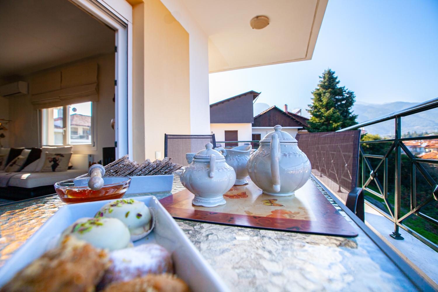 Rodon Apartment With Great View, Sauna And Jacuzzi Litochoro Exterior photo